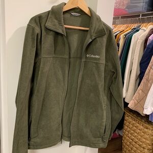 Columbia Green Outdoor Fleece Jacket